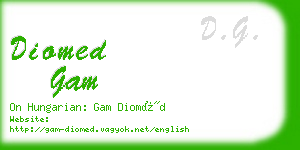 diomed gam business card